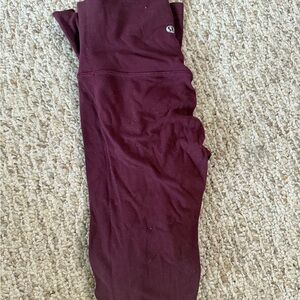 Kids Maroon Leggings